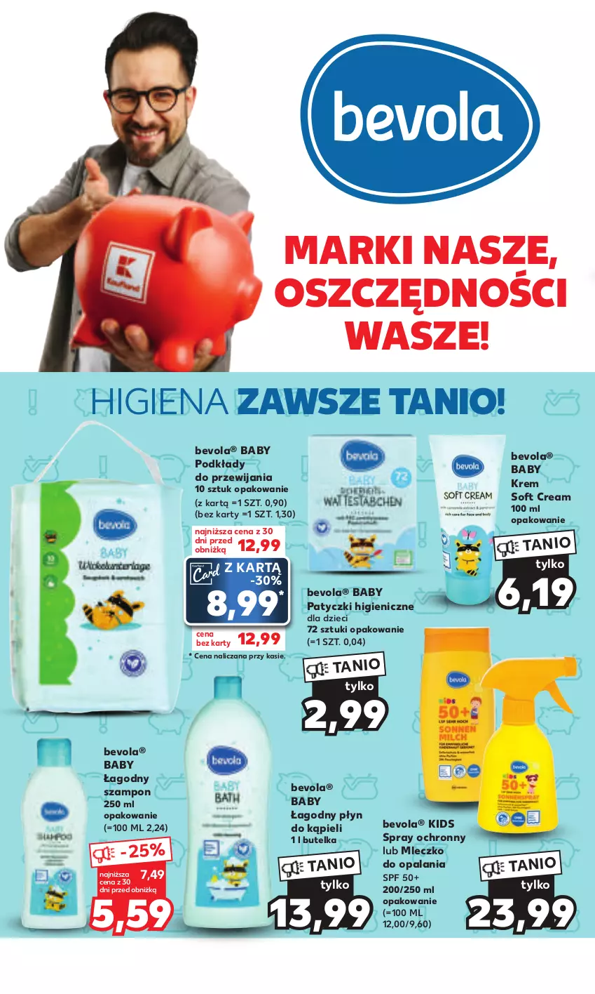 Gazetka promocyjna Kaufland - od Poniedziałku - ważna 07.08 do 12.08.2023 - strona 14 - produkty: Dzieci, Mleczko, Płyn do kąpieli, Podkład, Szampon