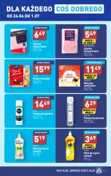 Gazetka promocyjna Aldi - Pełen katalog od 26.06 - Gazetka - ważna od 01.07 do 01.07.2023 - strona 15 - produkty: Ludwik, Krakus, Ser, Por, Do mycia naczyń, Pianka do golenia, Płyn do mycia naczyń, Szynka konserwowa, Szynka, Mleczko, Sport, Ptasie mleczko, Płyn do mycia, Nivea