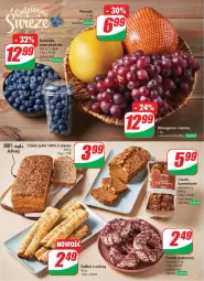 Gazetka promocyjna Dino - Gazetka 2 - Gazetka - ważna od 16.01 do 16.01.2024 - strona 28 - produkty: Borówka, Pomelo, Chleb, Wino