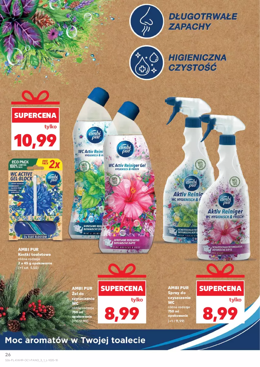 Gazetka promocyjna Kaufland - Kaufland - ważna 04.12 do 23.12.2025 - strona 26 - produkty: Ambi Pur, Pur, Spray do czyszczenia