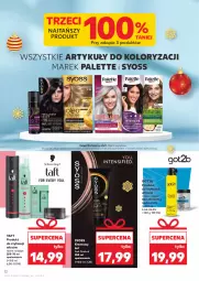 Gazetka promocyjna Kaufland - Kaufland - Gazetka - ważna od 23.12 do 23.12.2025 - strona 12 - produkty: Palette, Por, Taft, Syoss, Got2b, Waga, Control