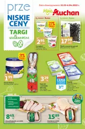 Gazetka promocyjna Auchan - przeNISKIE CENY Targi Wielkanocne Moje Auchan - Gazetka - ważna od 06.04 do 06.04.2022 - strona 1 - produkty: Chrzan, Krakus, Ryż, Twaróg, Kaczka, Stek, Nike