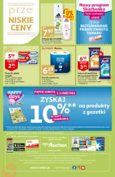 Gazetka promocyjna Auchan - przeNISKIE CENY Targi Wielkanocne Moje Auchan - Gazetka - ważna od 06.04 do 06.04.2022 - strona 4 - produkty: Ser, Gra, Papier, Pasta do zębów, Adidas, Ręcznik, Presto, Rolki, Colgate, Antyperspirant, LG
