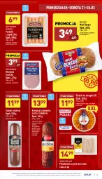 Gazetka promocyjna Aldi - Katalog spożywczy - Gazetka - ważna od 26.03 do 26.03.2022 - strona 15 - produkty: Kurczak, Salami, Kiełbasa krakowska, Mielonka tyrolska, Parówki, Parówki z szynki, Hamburger, Mięsne specjały, Kawa, Tera, Sezam, Burger, Dan Cake, Olej, Kiełbasa