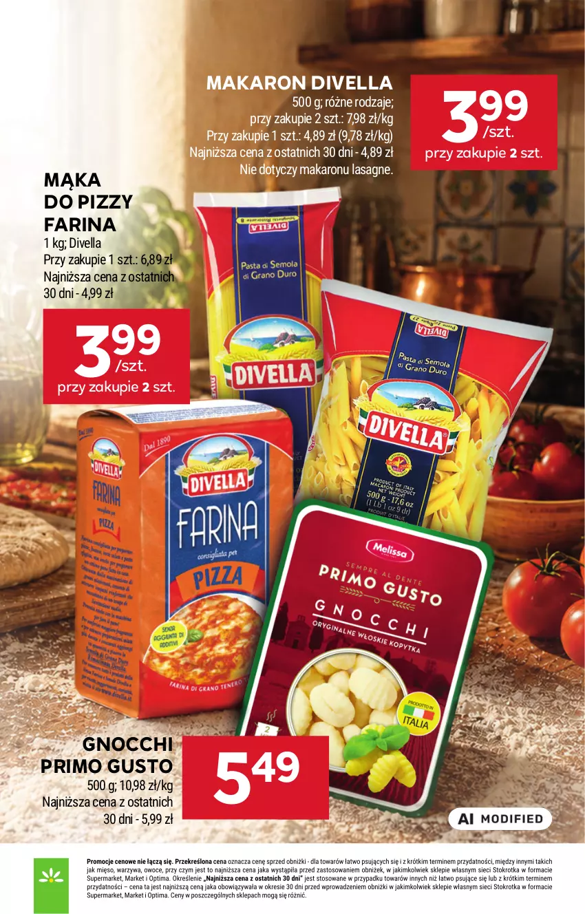Gazetka promocyjna Stokrotka - Supermarket - ważna 03.09 do 09.09.2026 - strona 42 - produkty: Fa, Gnocchi, Lasagne, Mąka, Mąka do pizzy, Makaron