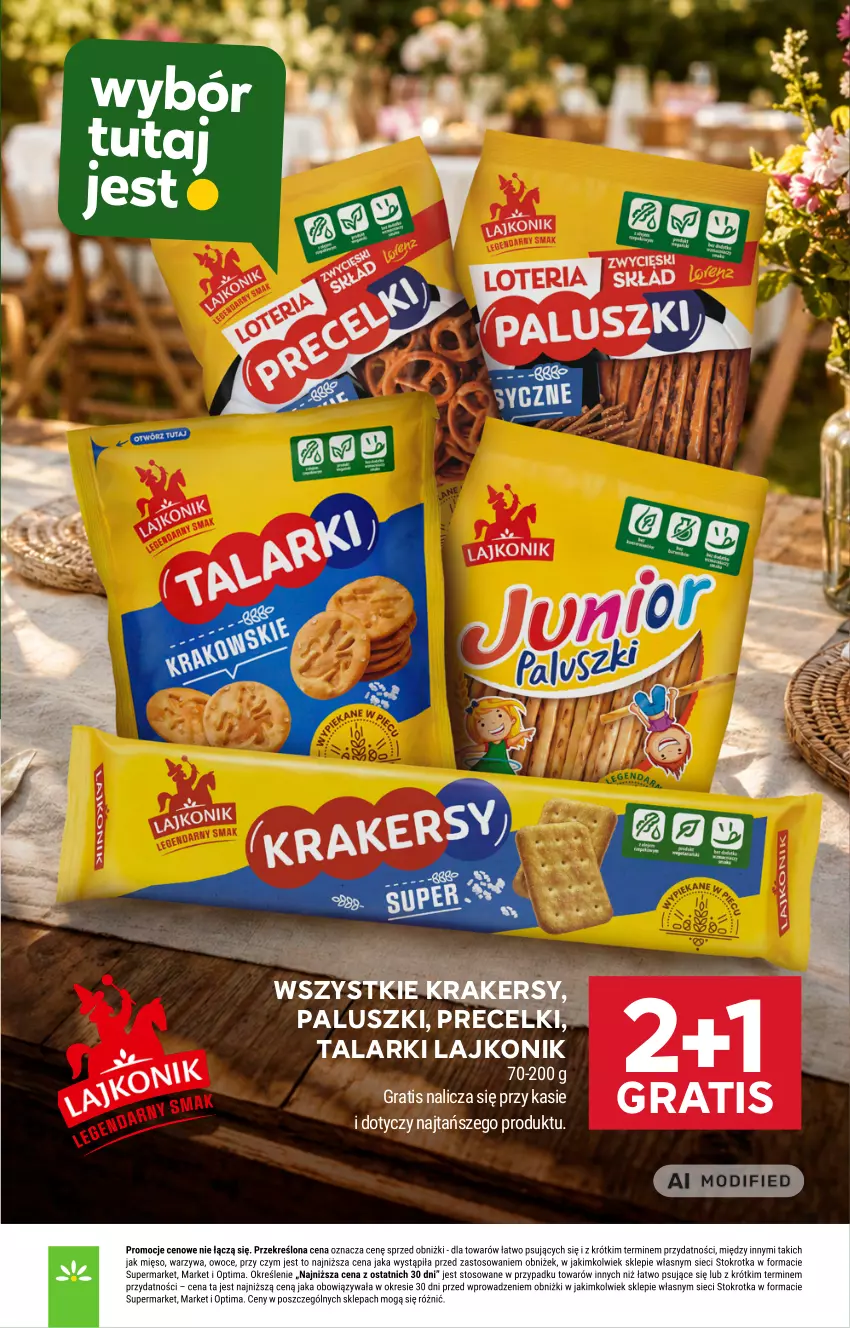 Gazetka promocyjna Stokrotka - Supermarket - ważna 03.09 do 09.09.2026 - strona 48 - produkty: Gra, Krakersy, Lajkonik, Precelki