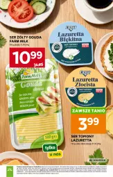 Gazetka promocyjna Stokrotka - Supermarket - Gazetka - ważna od 09.09 do 09.09.2026 - strona 21 - produkty: Ser topiony, Warzywa, Top, Ser, Optima, Farm Milk, Owoce, Gouda, Lazur, Mięso, Fa