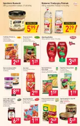 Gazetka promocyjna Stokrotka - Market - Gazetka - ważna od 01.06 do 01.06.2021 - strona 9 - produkty: Ketchup, Makaron, Sos, Zupa, Kasza jęczmienna, Winiary, Dżem, Spichlerz Rusiecki, Galaretka, Szprot, Kotlin, Krem orzechowy, Kubek, Cenos, Delecta, Gala, Kamis, Kasza, Olej, Olma, Knorr