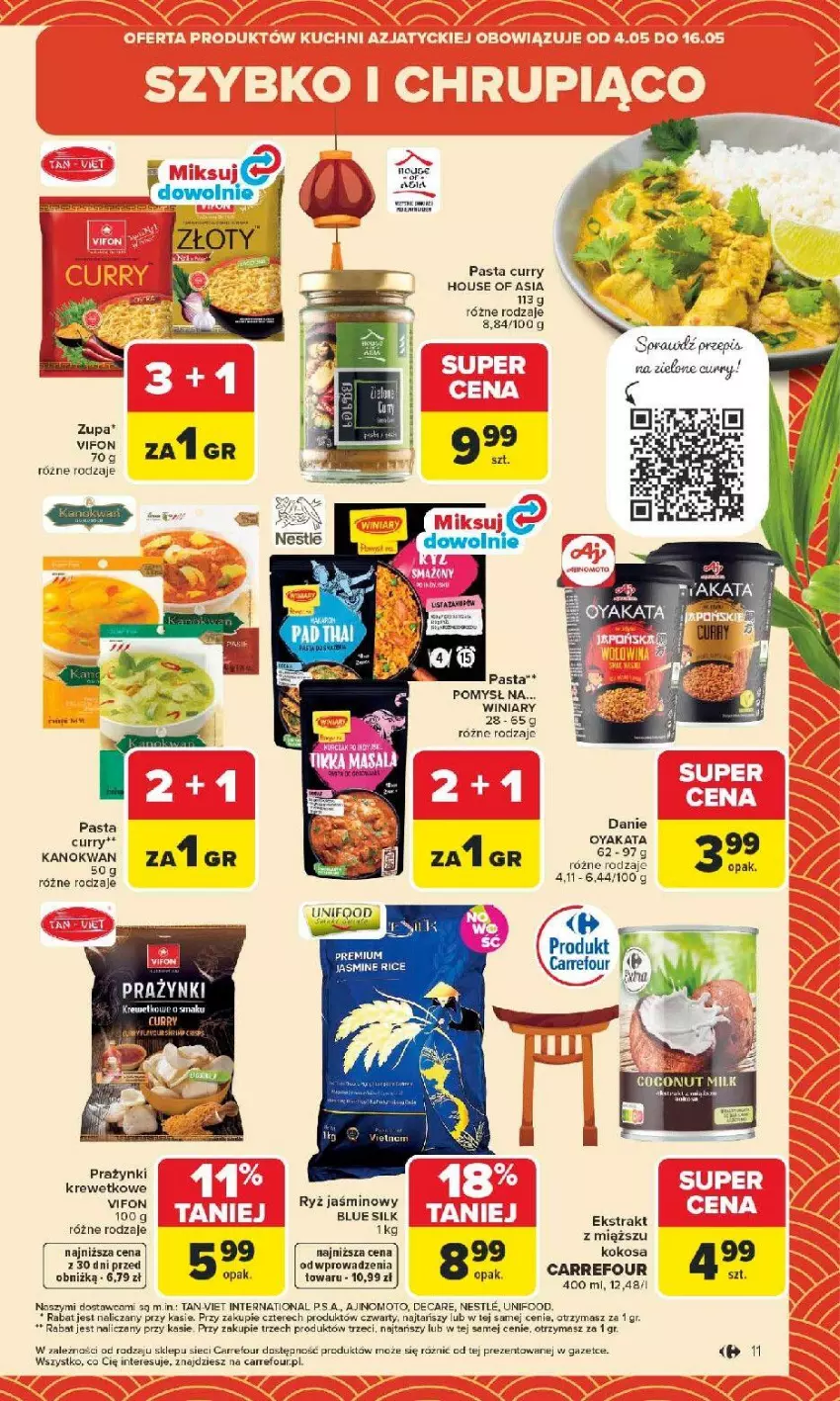 Gazetka promocyjna Carrefour - Gazetka Carrefour, Market od poniedziałku! - ważna 04.05 do 09.05.2026 - strona 13 - produkty: House of Asia, Kokos, LG, Ryż, Winiary