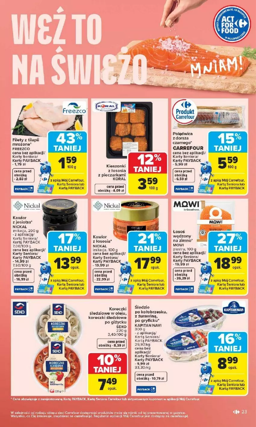 Gazetka promocyjna Carrefour - Gazetka Carrefour, Market od poniedziałku! - ważna 04.05 do 09.05.2026 - strona 25 - produkty: Dorsz, Fa, Gry, Kawior, Olej, Piec, Pieczarka, Polędwica, Sos