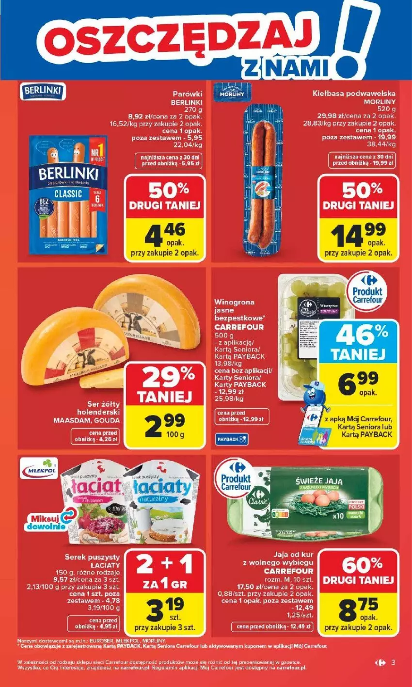 Gazetka promocyjna Carrefour - Gazetka Carrefour, Market od poniedziałku! - ważna 04.05 do 09.05.2026 - strona 5 - produkty: Berlinki, Gra, Morliny
