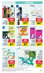 Gazetka promocyjna Carrefour - Gazetka Carrefour, Market od poniedziałku! - Gazetka - ważna od 09.05 do 09.05.2026 - strona 45 - produkty: Naturell, Ser, Gin, Isla, Pampers, Papier, Lactacyd, Pieluchy, Papier toaletowy, Ręcznik, Rolki, Podpaski, Carefree, Foxy, Naturella, Fa