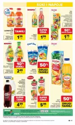 Gazetka promocyjna Carrefour - Gazetka Carrefour, Market od poniedziałku! - Gazetka - ważna od 09.05 do 09.05.2026 - strona 47 - produkty: Sok, Lemoniada, Leon, Fortuna, Schweppes, Napój gazowany, Tymbark, Napój, Grejpfrut, Hortex, Fa