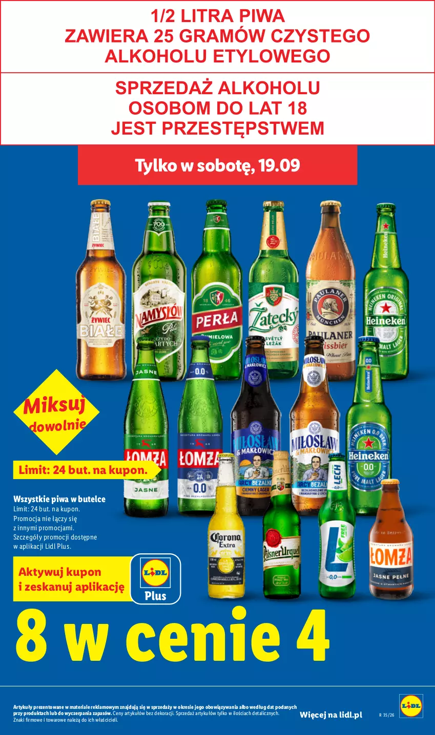 Gazetka promocyjna Lidl - Gazetka ważna od 17.09 do 19.09 - ważna 17.09 do 19.09.2026 - strona 13 - produkty: Piwa