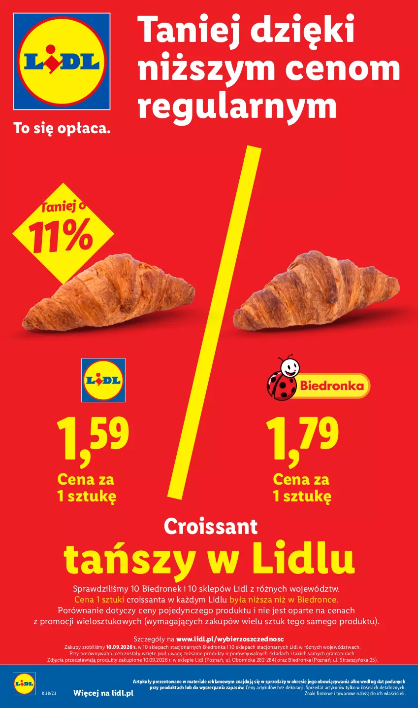 Gazetka promocyjna Lidl - Gazetka ważna od 17.09 do 19.09 - ważna 17.09 do 19.09.2026 - strona 2 - produkty: Croissant, Gra, Por, Rama