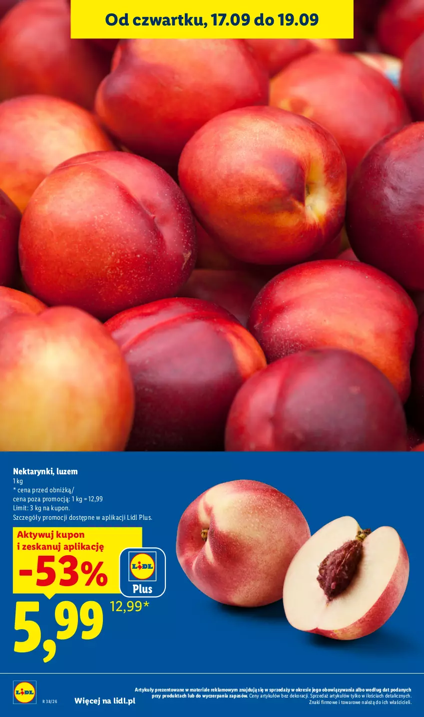 Gazetka promocyjna Lidl - Gazetka ważna od 17.09 do 19.09 - ważna 17.09 do 19.09.2026 - strona 24 - produkty: Nektar