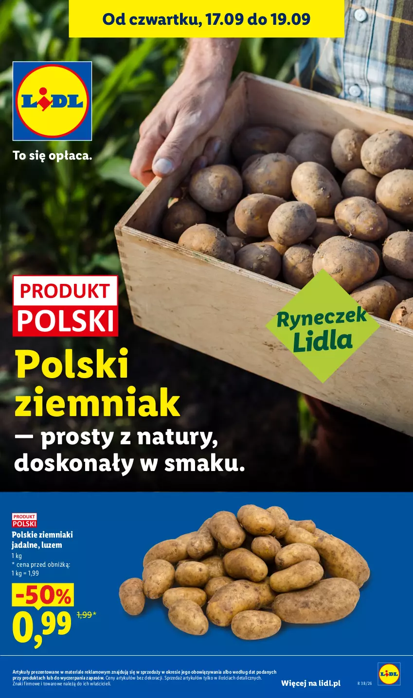 Gazetka promocyjna Lidl - Gazetka ważna od 17.09 do 19.09 - ważna 17.09 do 19.09.2026 - strona 41 - produkty: Ziemniaki