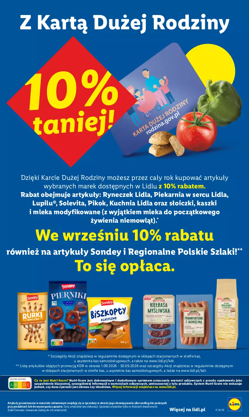 Gazetka promocyjna Lidl - Gazetka ważna od 17.09 do 19.09 - ważna 17.09 do 19.09.2026 - strona 47 - produkty: Kuchnia, PIKOK, Ser, Słoiczki