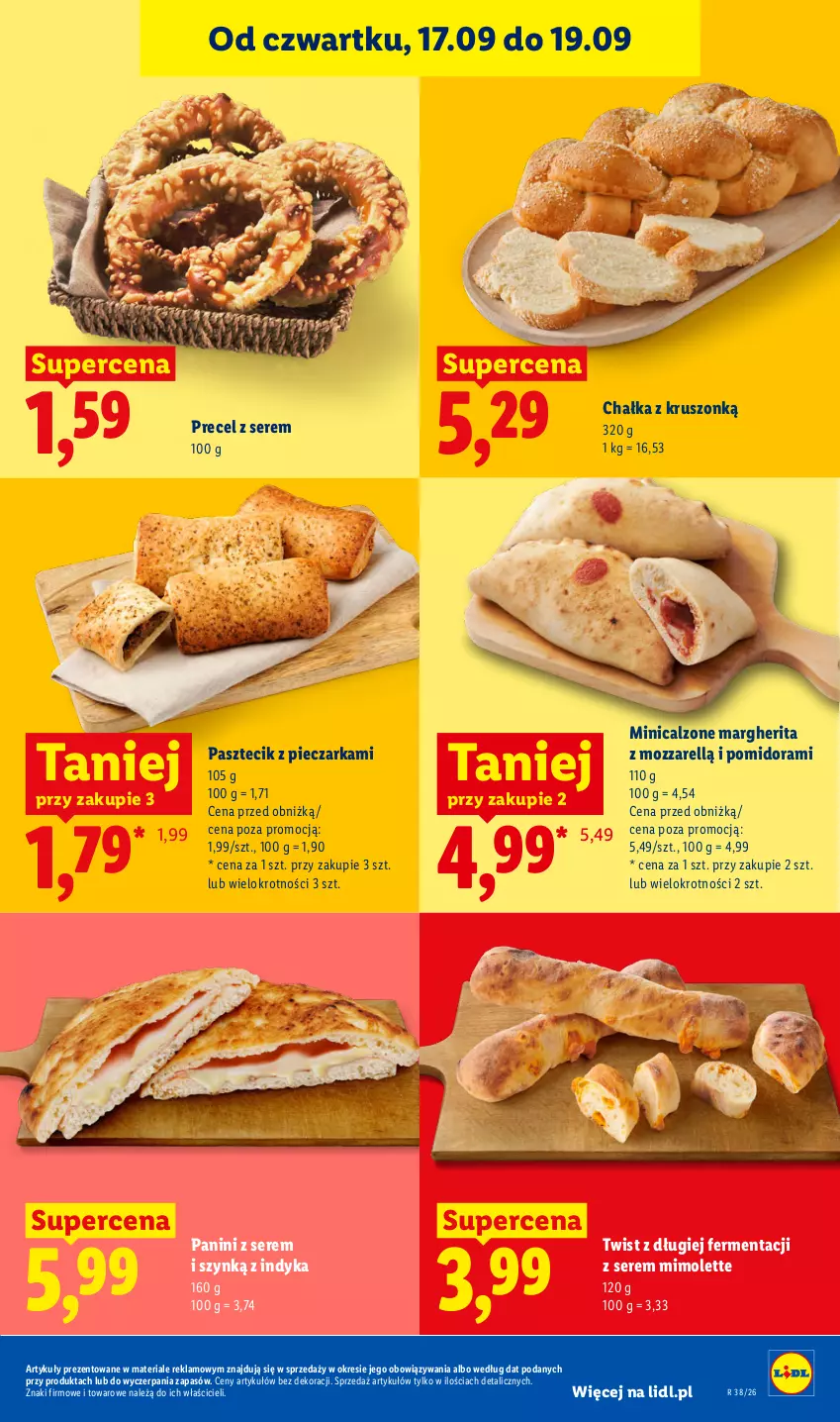 Gazetka promocyjna Lidl - Gazetka ważna od 17.09 do 19.09 - ważna 17.09 do 19.09.2026 - strona 51 - produkty: Mimolette, Pasztecik z pieczarkami, Piec, Pieczarka, Ser