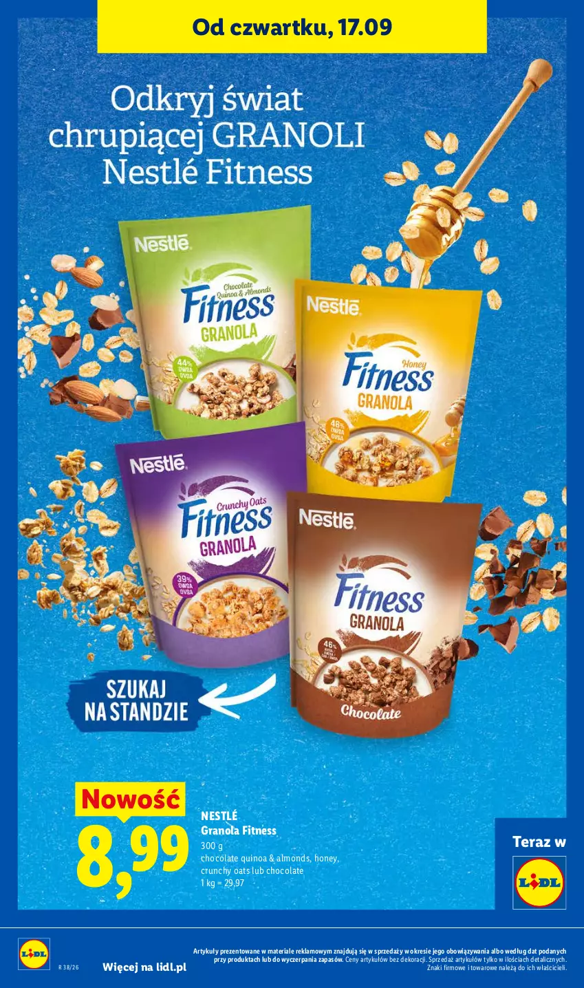 Gazetka promocyjna Lidl - Gazetka ważna od 17.09 do 19.09 - ważna 17.09 do 19.09.2026 - strona 82 - produkty: Gra, Granola, Nestlé, Quinoa, Tera