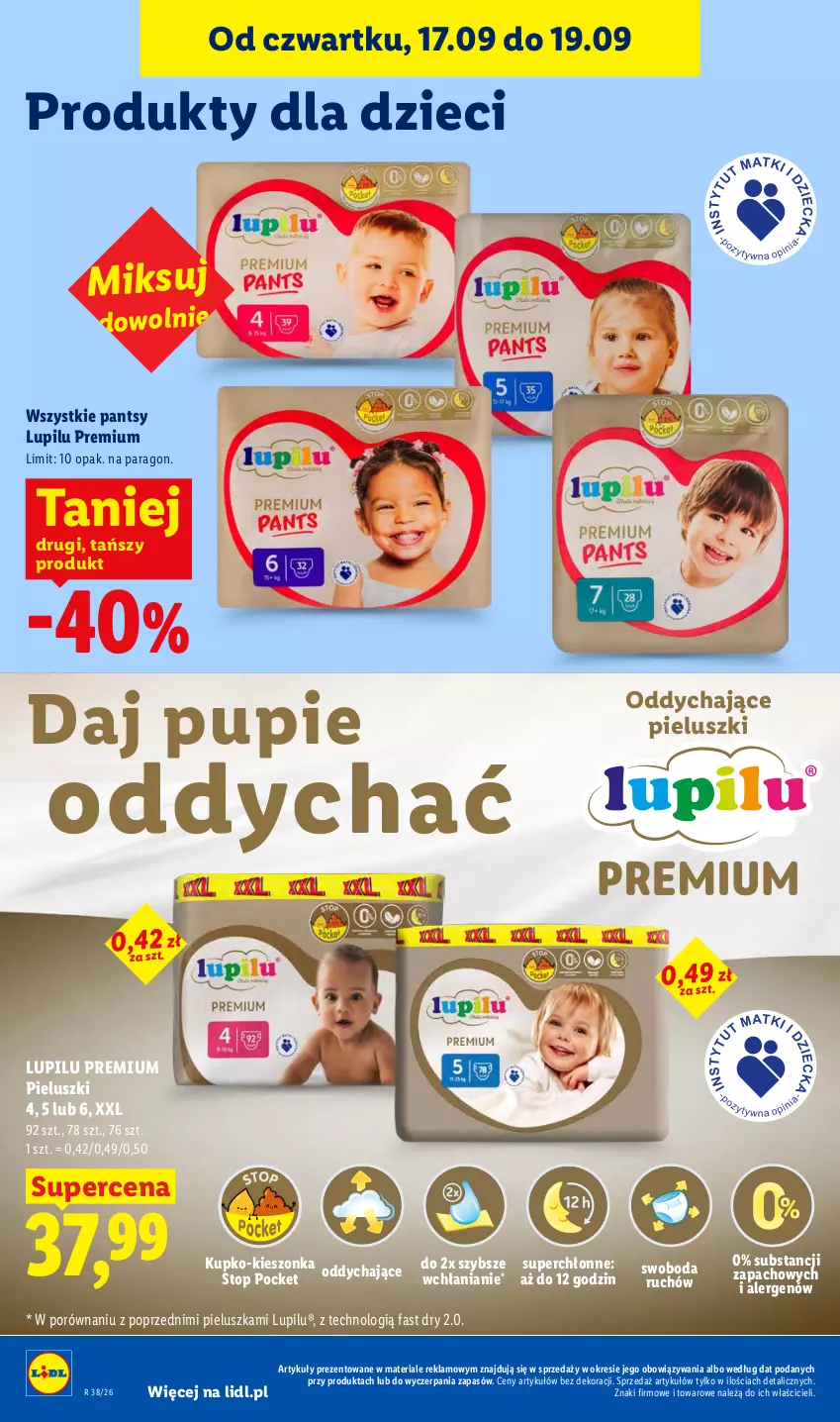 Gazetka promocyjna Lidl - Gazetka ważna od 17.09 do 19.09 - ważna 17.09 do 19.09.2026 - strona 84 - produkty: Dzieci, Fa, Por, Top