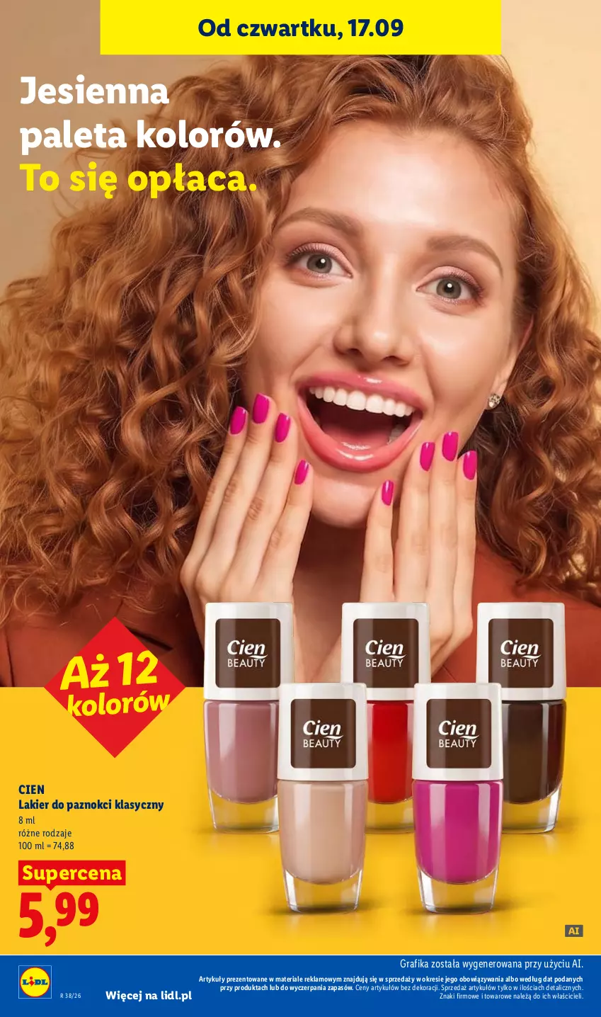 Gazetka promocyjna Lidl - Gazetka ważna od 17.09 do 19.09 - ważna 17.09 do 19.09.2026 - strona 86 - produkty: Gra, Grafika, Lakier, Lakier do paznokci, Paleta
