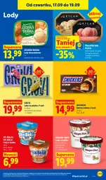 Gazetka promocyjna Lidl - Gazetka ważna od 17.09 do 19.09 - Gazetka - ważna od 19.09 do 19.09.2026 - strona 63 - produkty: Gry, Bell, Snickers, Lody, Zielona Budka, Baton, Owoce, Bella