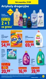 Gazetka promocyjna Lidl - Gazetka ważna od 17.09 do 19.09 - Gazetka - ważna od 19.09 do 19.09.2026 - strona 91 - produkty: Płyn do prania, Proszek do prania, Persil, Vizir, Flora, Kapsułki do prania