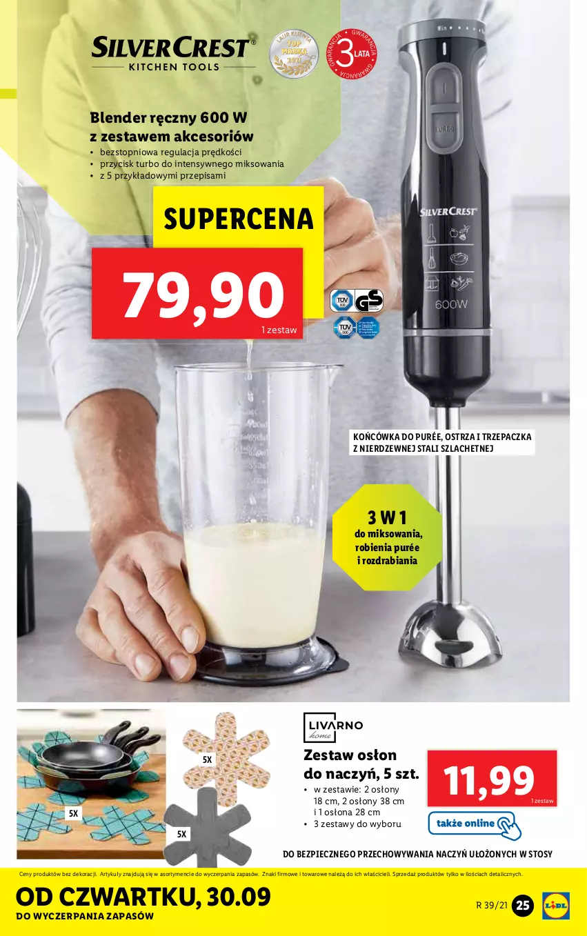 Gazetka promocyjna Lidl - GAZETKA - ważna 27.09 do 03.10.2021 - strona 25 - produkty: Piec, Pur, Top, Trzepaczka