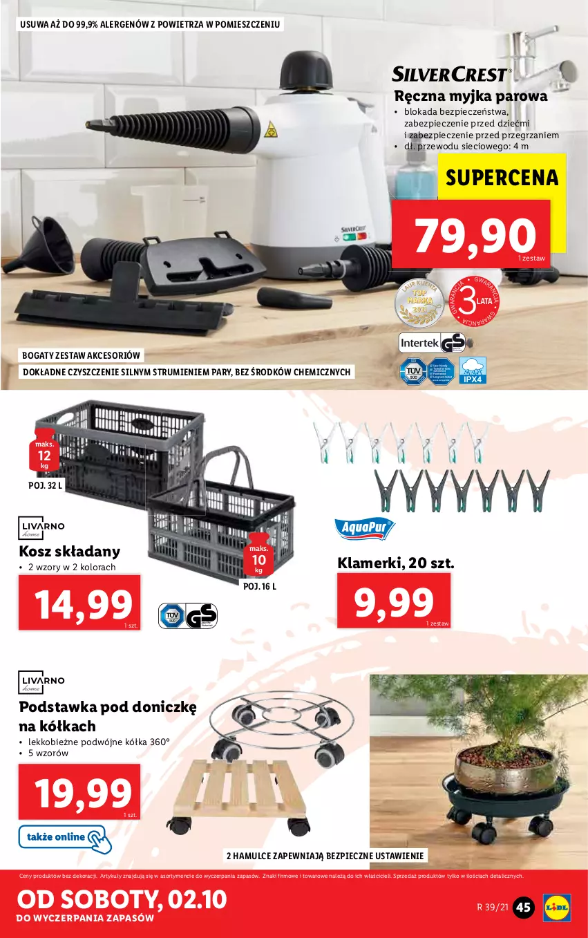 Gazetka promocyjna Lidl - GAZETKA - ważna 27.09 do 03.10.2021 - strona 45 - produkty: Kosz, Piec, Rum