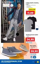 Gazetka promocyjna Lidl - GAZETKA - Gazetka - ważna od 03.10 do 03.10.2021 - strona 15 - produkty: Buty, T-shirt, Dres, Spodnie, Spodnie dresowe