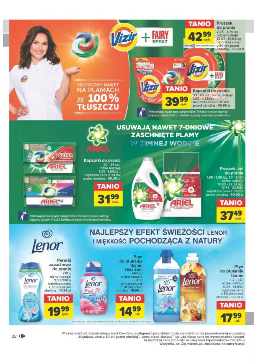Gazetka promocyjna Carrefour - ważna 16.01 do 28.01.2024 - strona 26 - produkty: Dzieci, Kapsułki do prania, Proszek do prania