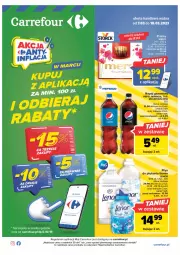 Gazetka promocyjna Carrefour - Gazetka Carrefour - Gazetka - ważna od 18.03 do 18.03.2023 - strona 1 - produkty: 7up, Mirinda, Kosz, Pepsi, Płyn do płukania, Napój, Lenor, Merci
