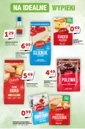 Gazetka promocyjna Groszek - Gazetka - ważna od 16.05 do 16.05.2023 - strona 18 - produkty: Piec, Jogurt naturalny, Gin, Cukier, Proszek do pieczenia, Jogurt, Duda, Babka, Delecta, Bakalland, Mleko