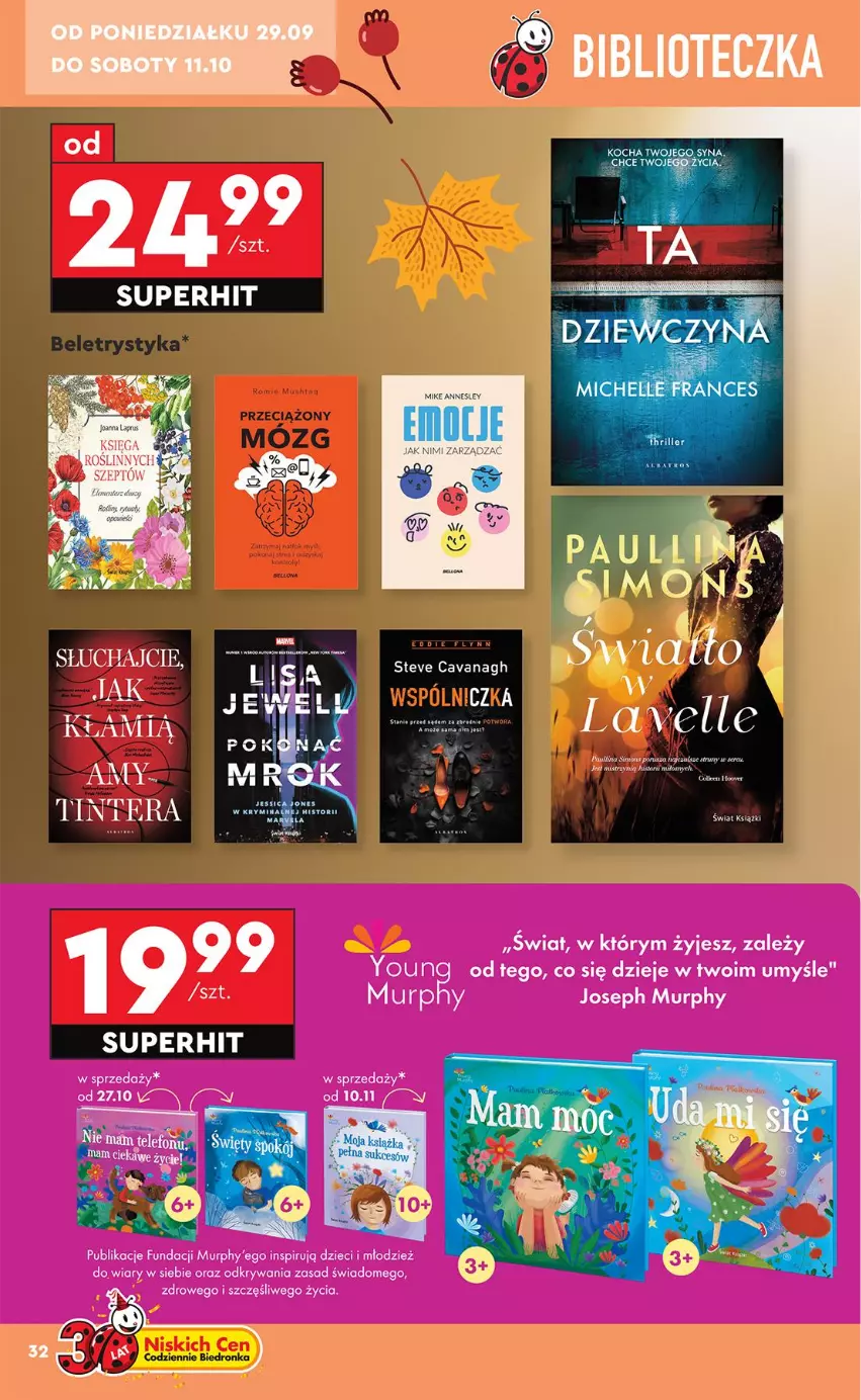 Gazetka promocyjna Biedronka - Okazje Tygodnia - ważna 29.09 do 11.10.2025 - strona 32 - produkty: Koc
