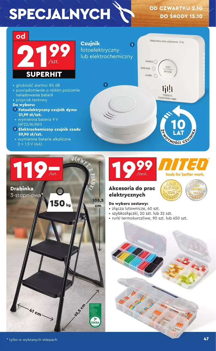 Gazetka promocyjna Biedronka - Okazje Tygodnia - ważna 29.09 do 11.10.2025 - strona 47 - produkty: Inka, Rurki, Top