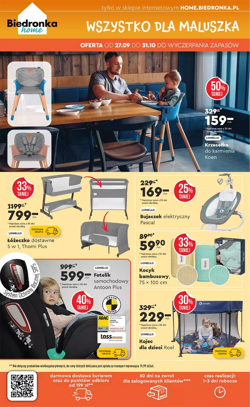 Gazetka promocyjna Biedronka - Okazje Tygodnia - ważna 29.09 do 11.10.2025 - strona 54 - produkty: Bujaczek, Dzieci, Gra, Karmi, Koc, Lion, Por, Sport, Tran