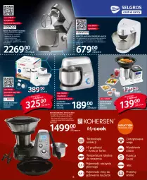 Gazetka promocyjna Selgros - Katalog Elektro - Gazetka - ważna od 09.11 do 09.11.2021 - strona 5 - produkty: Piec, Sos, Ser, Robot planetarny, Maszynka do mielenia, Trzepaczka, Mikser, Napoje, Sałat, Szynka, Robot, Pieczywo, Maszynka