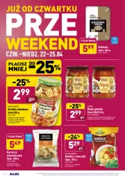 Gazetka promocyjna Aldi - Dobre bo polskie - Gazetka - ważna od 24.04 do 24.04.2021 - strona 22 - produkty: Sałatka, Sos, Tera, Sałat, Knedle, Pulpety, Danie gotowe, Fa