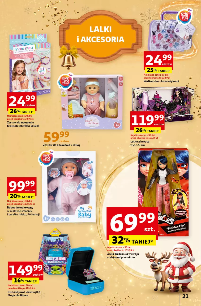 Gazetka promocyjna Auchan - Katalog Moc prezentów Hipermarket - ważna 28.11 do 15.12.2024 - strona 21 - produkty: Karmi, Lalka, Tera