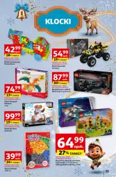 Gazetka promocyjna Auchan - Katalog Moc prezentów Hipermarket - Gazetka - ważna od 15.12 do 15.12.2024 - strona 25 - produkty: Samochód, Straż pożarna, LEGO Friends, LEGO Technic, LEGO, Robot, LEGO City, Klocki