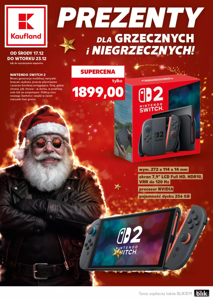 Gazetka promocyjna Kaufland - Kaufland - ważna 17.12 do 23.12.2025 - strona 1 - produkty: Fa, Mobil, Nintendo Switch