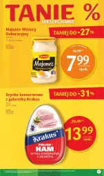 Gazetka promocyjna Delikatesy Centrum - Gazetka DC12 - Gazetka - ważna od 29.03 do 29.03.2023 - strona 3 - produkty: Ser, Szynka konserwowa, Szynka, Gala