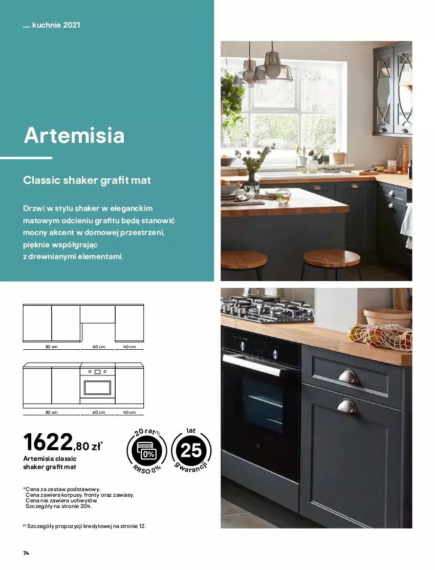 Gazetka promocyjna Castorama - Katalog Kuchnie 2021 - ważna 01.10 do 31.12.2021 - strona 74 - produkty: Drzwi, Gra, Korpusy