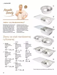 Gazetka promocyjna Castorama - Katalog Kuchnie 2021 - Gazetka - ważna od 31.12 do 31.12.2021 - strona 126 - produkty: Sok, Por, Gra, Zlew, Zlewozmywak, Zmywarki