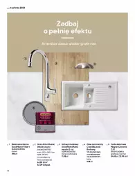 Gazetka promocyjna Castorama - Katalog Kuchnie 2021 - Gazetka - ważna od 31.12 do 31.12.2021 - strona 76 - produkty: Por, Mus, Gra, Bateria kuchenna, Rust, Zlew, Ociekacz, Magnat Ceramic, Bateria, Gres, Fa