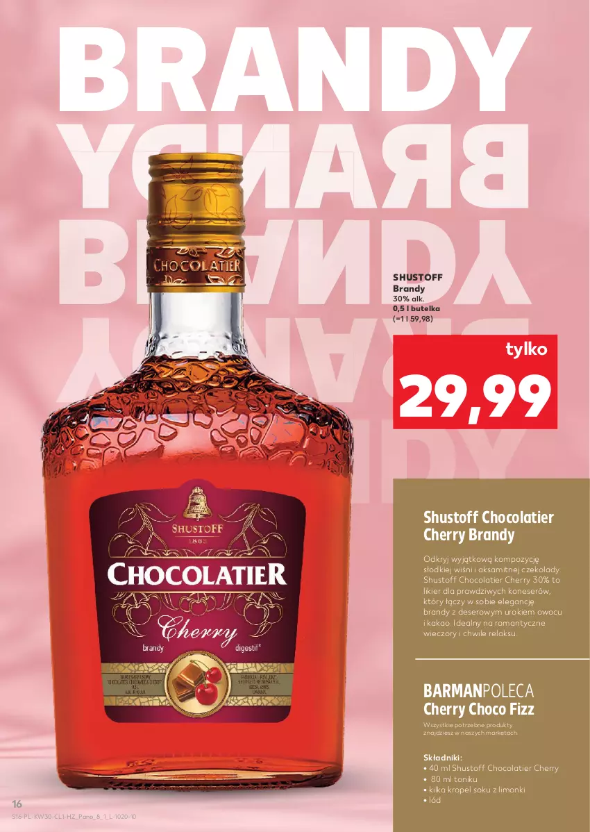 Gazetka promocyjna Kaufland - Barek Kauflandu - ważna 23.07 do 05.08.2026 - strona 16 - produkty: Aksam, Brandy, Deser, Kakao, Likier, Ser, Sok, Tonik