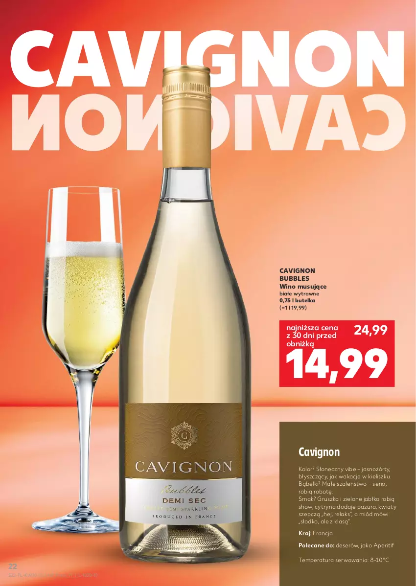 Gazetka promocyjna Kaufland - Barek Kauflandu - ważna 23.07 do 05.08.2026 - strona 22 - produkty: Deser, Miód, Mus, Noż, Robot, Ser, Szal, Wino, Wino musujące