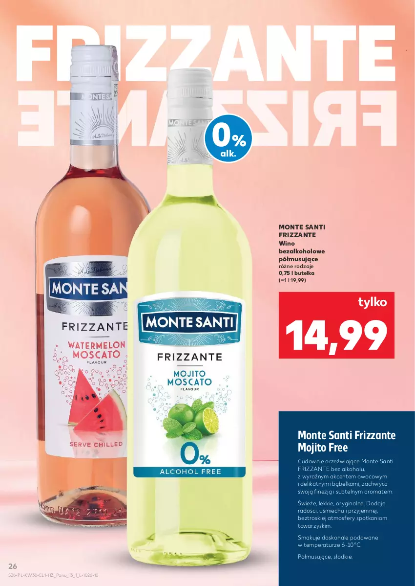 Gazetka promocyjna Kaufland - Barek Kauflandu - ważna 23.07 do 05.08.2026 - strona 26 - produkty: Gin, Monte, Monte Santi, Mus, Wino, Wino bezalkoholowe