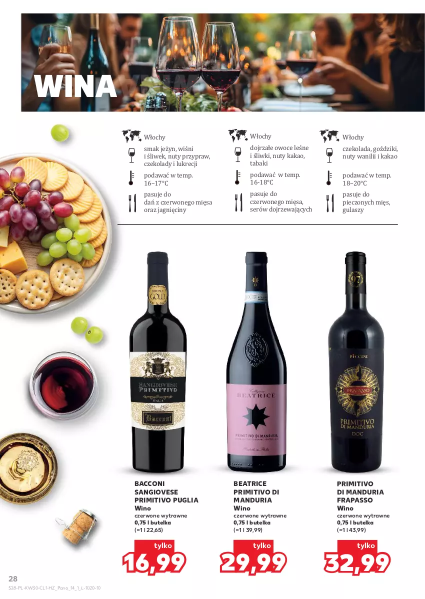 Gazetka promocyjna Kaufland - Barek Kauflandu - ważna 23.07 do 05.08.2026 - strona 28 - produkty: Czekolada, Kakao, Nuty, Owoce, Piec, Ser, Wino, Wino czerwone